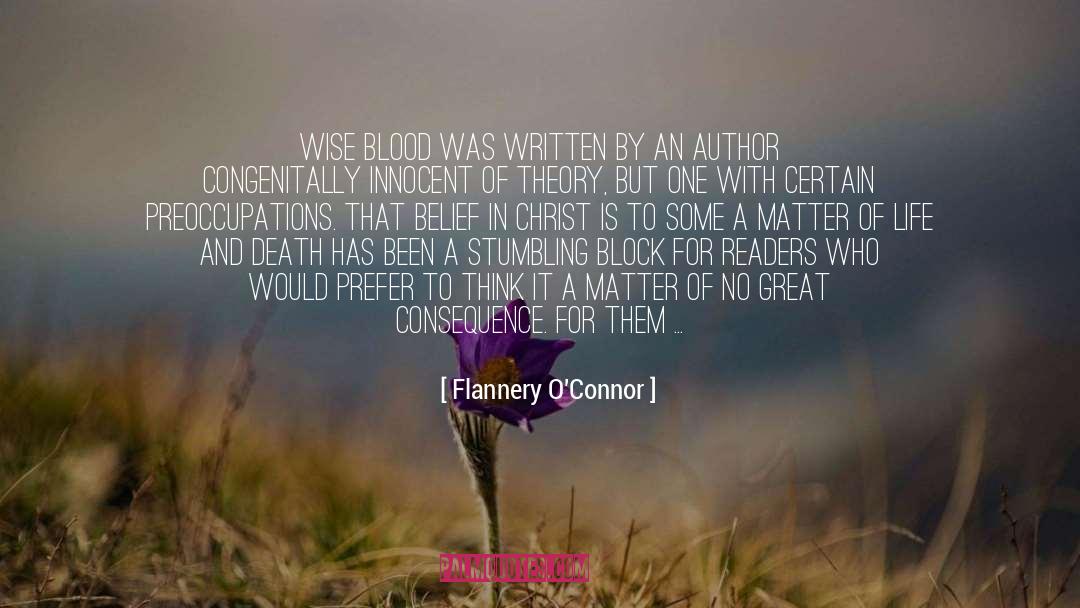 Blood Of Olympus quotes by Flannery O'Connor