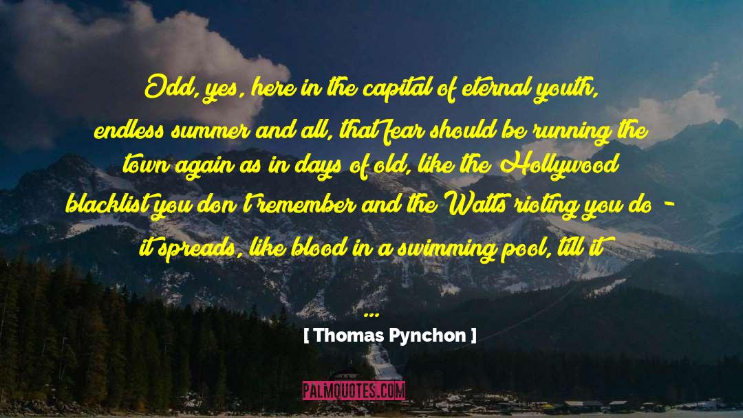 Blood Promise quotes by Thomas Pynchon