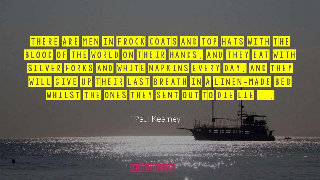 Blood Red Lips quotes by Paul Kearney