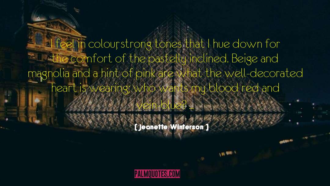 Blood Red Lips quotes by Jeanette Winterson