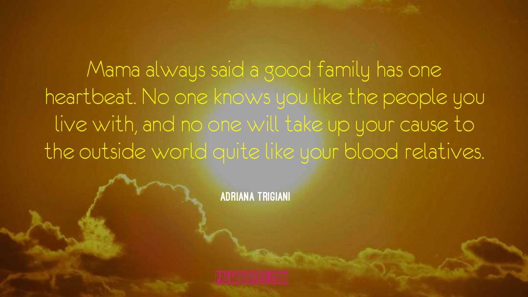 Blood Relatives quotes by Adriana Trigiani