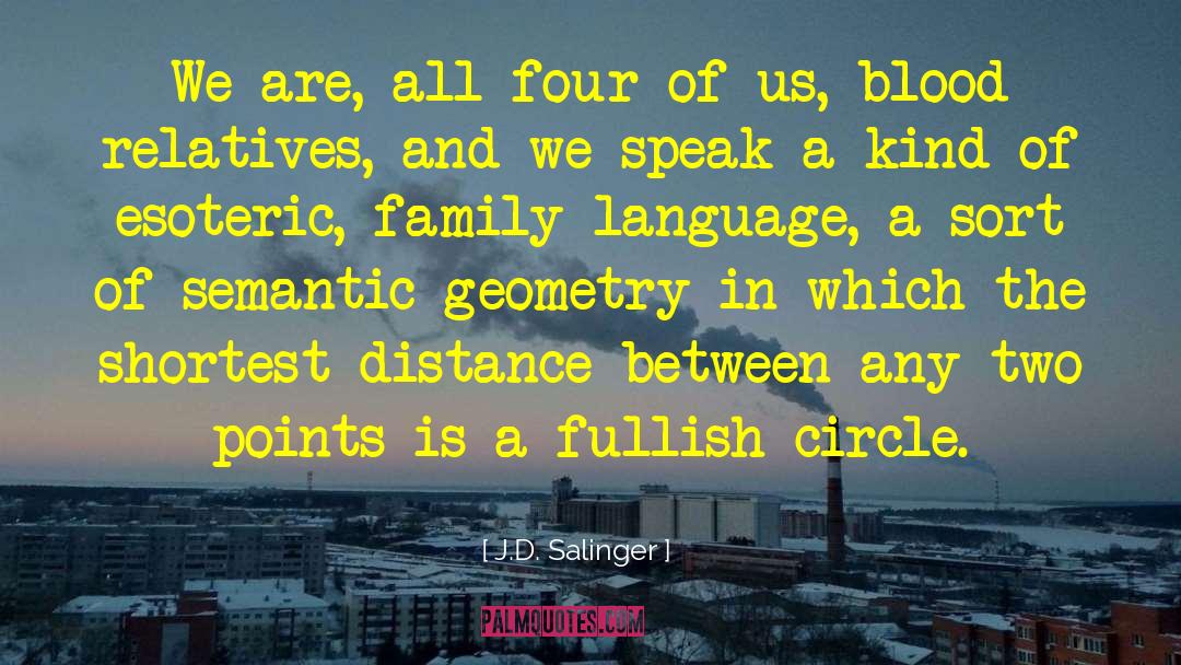 Blood Relatives quotes by J.D. Salinger