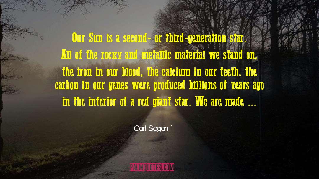 Blood Series quotes by Carl Sagan