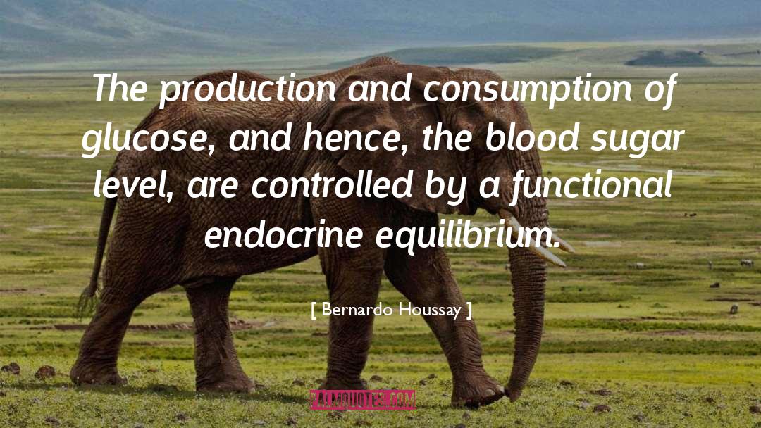 Blood Sugar quotes by Bernardo Houssay