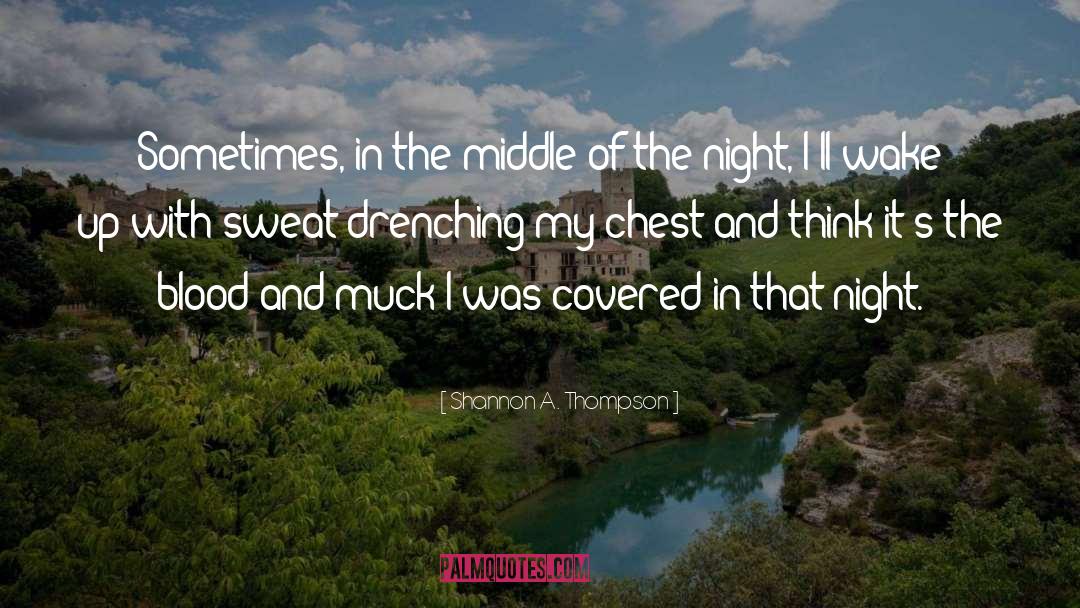 Blood Sweat And Tears quotes by Shannon A. Thompson