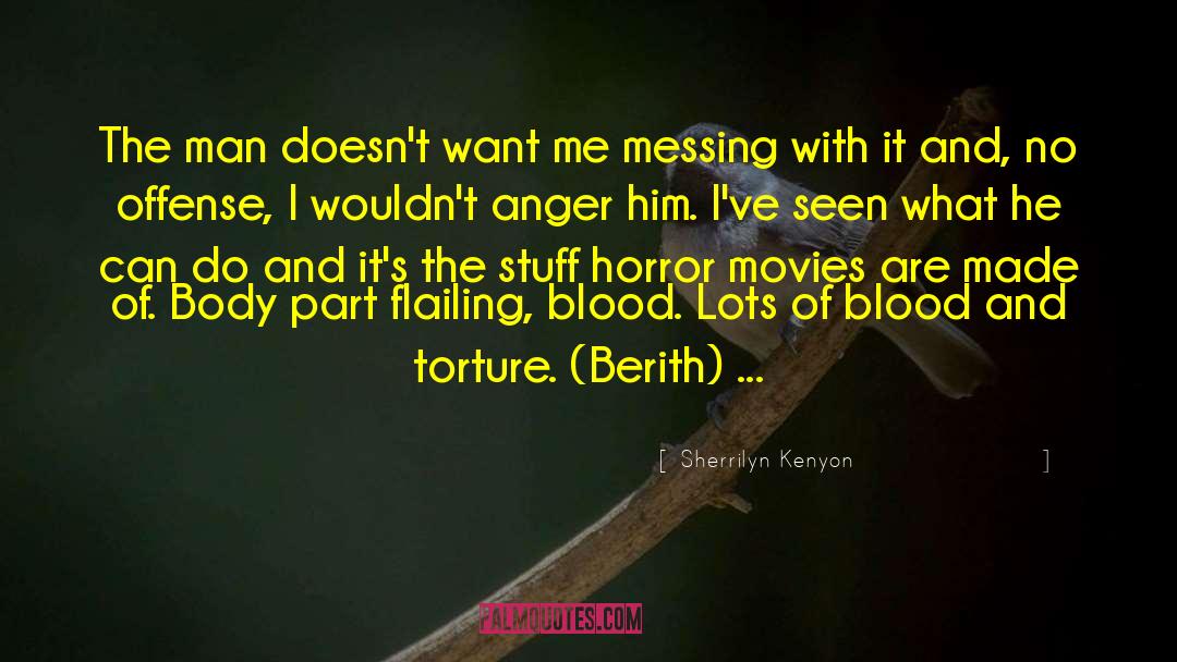 Blood Transfusion quotes by Sherrilyn Kenyon