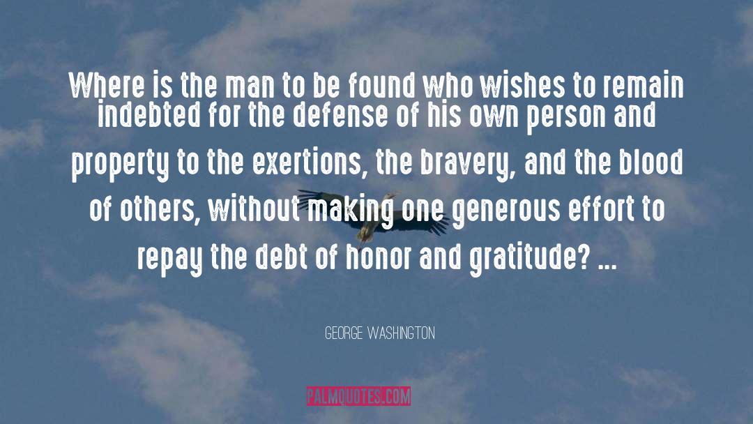 Blood Warrior quotes by George Washington