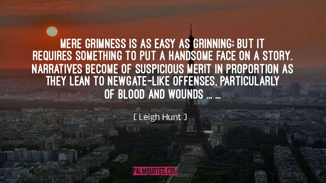 Blood Warrior quotes by Leigh Hunt