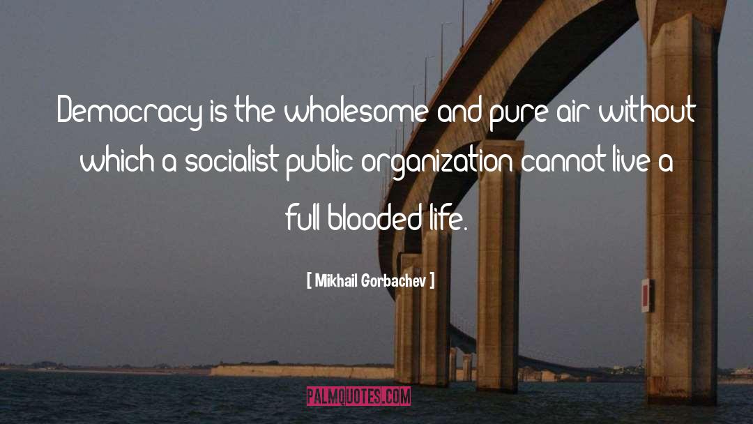 Blooded quotes by Mikhail Gorbachev
