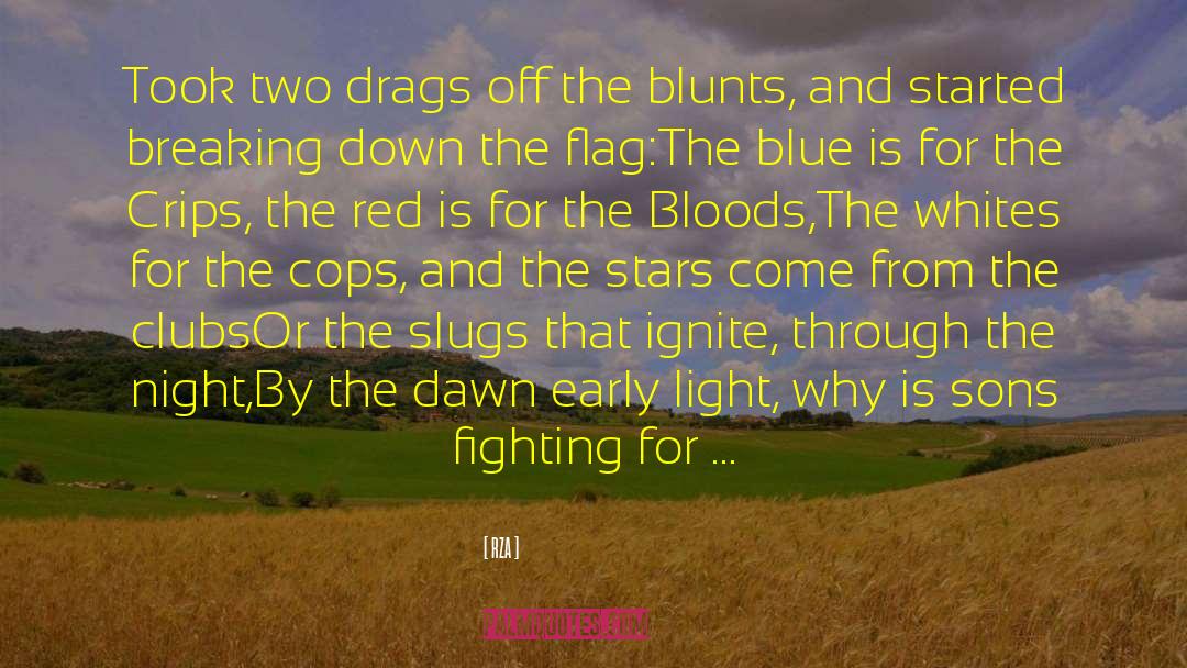 Bloods quotes by RZA