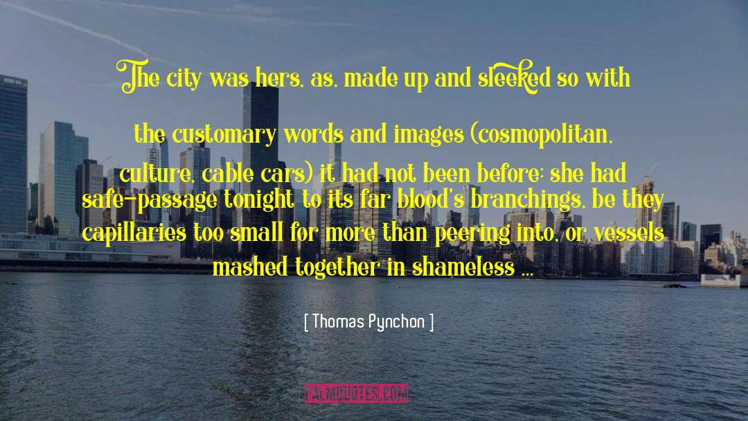 Bloods quotes by Thomas Pynchon