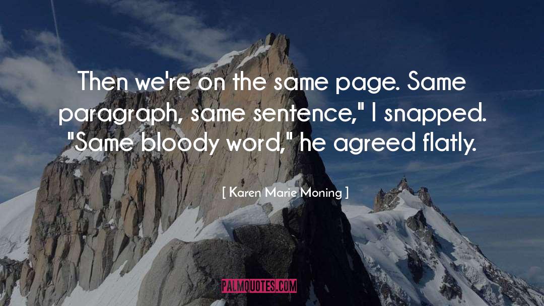 Bloody Baroness quotes by Karen Marie Moning