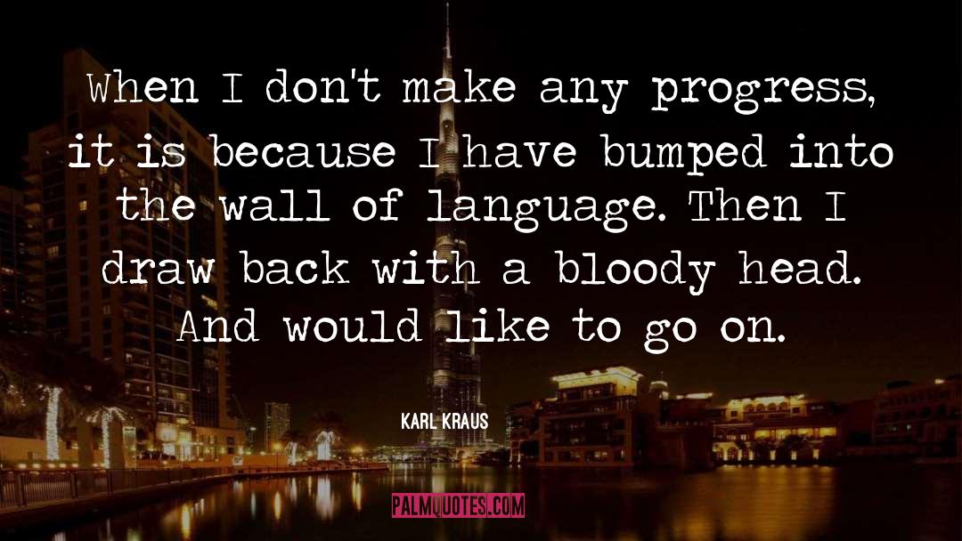 Bloody quotes by Karl Kraus