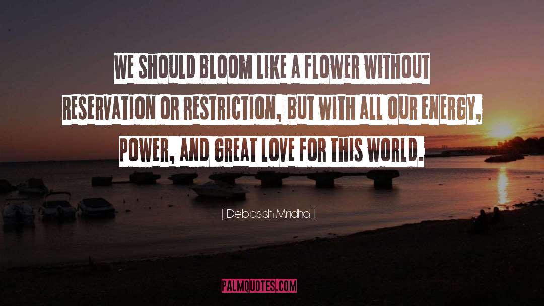 Bloom Endlessly quotes by Debasish Mridha