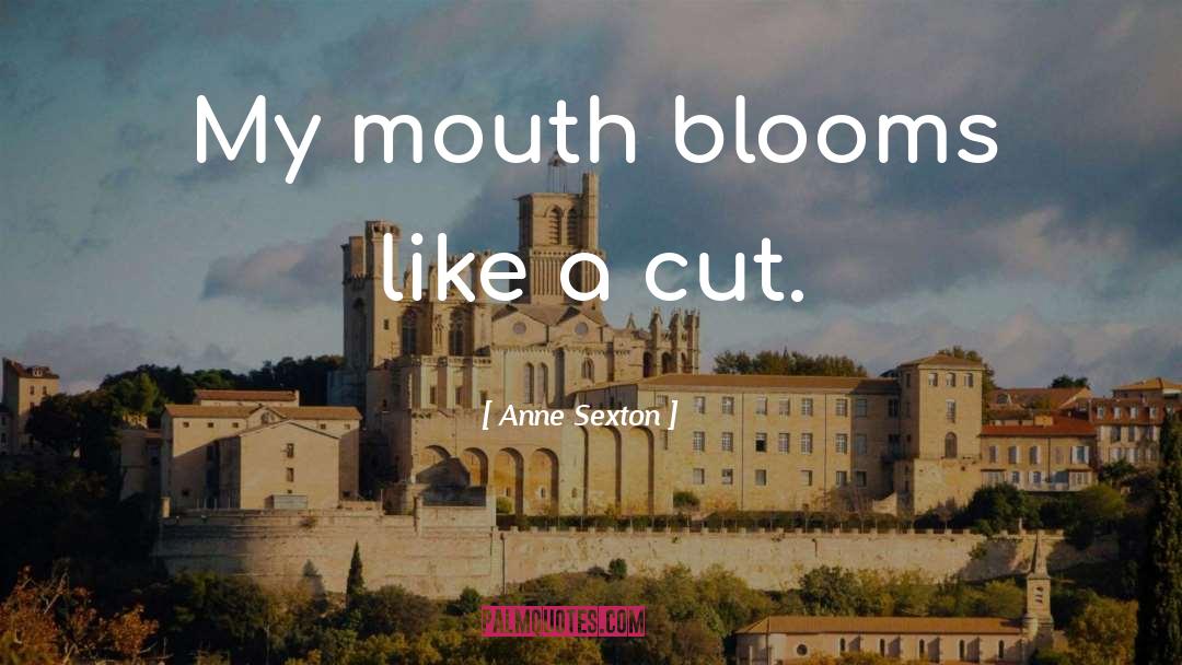 Blooms quotes by Anne Sexton
