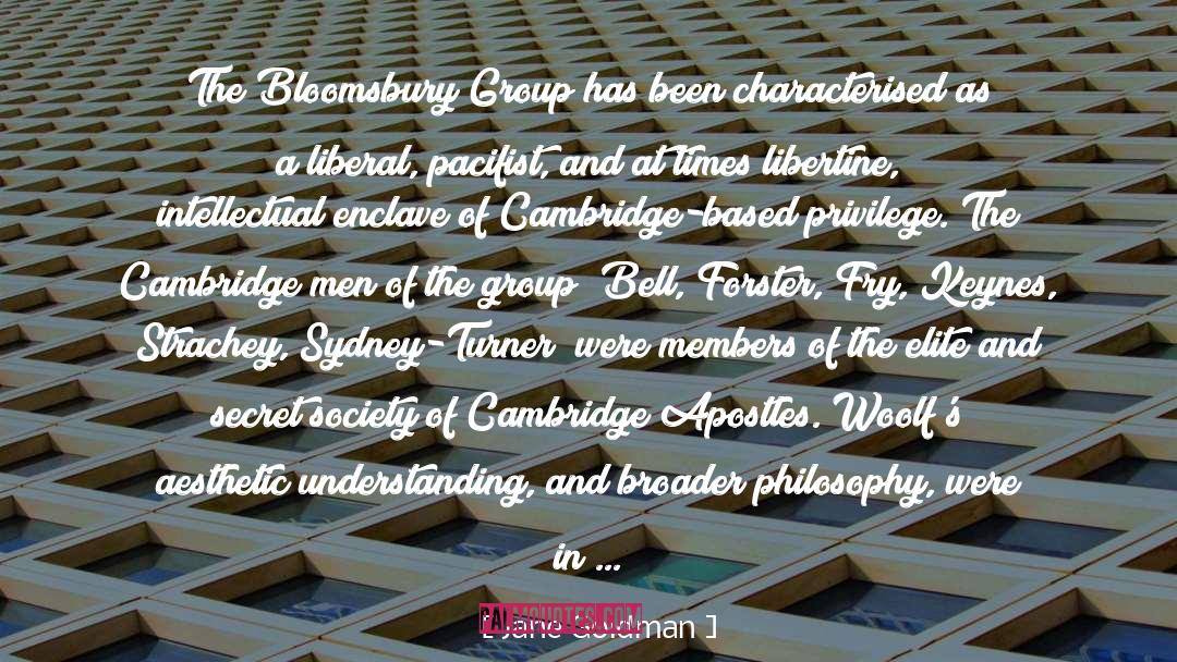 Bloomsbury quotes by Jane Goldman
