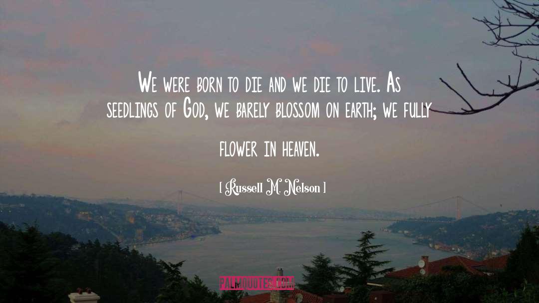 Blossom quotes by Russell M. Nelson