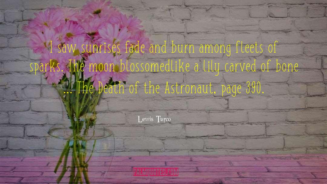 Blossomed quotes by Lewis Turco