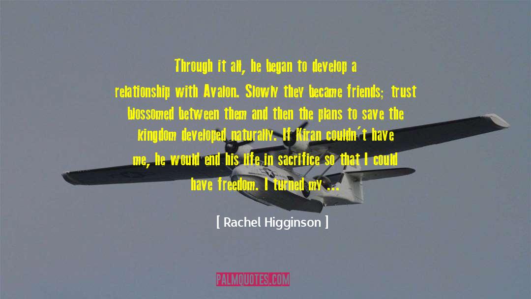 Blossomed quotes by Rachel Higginson