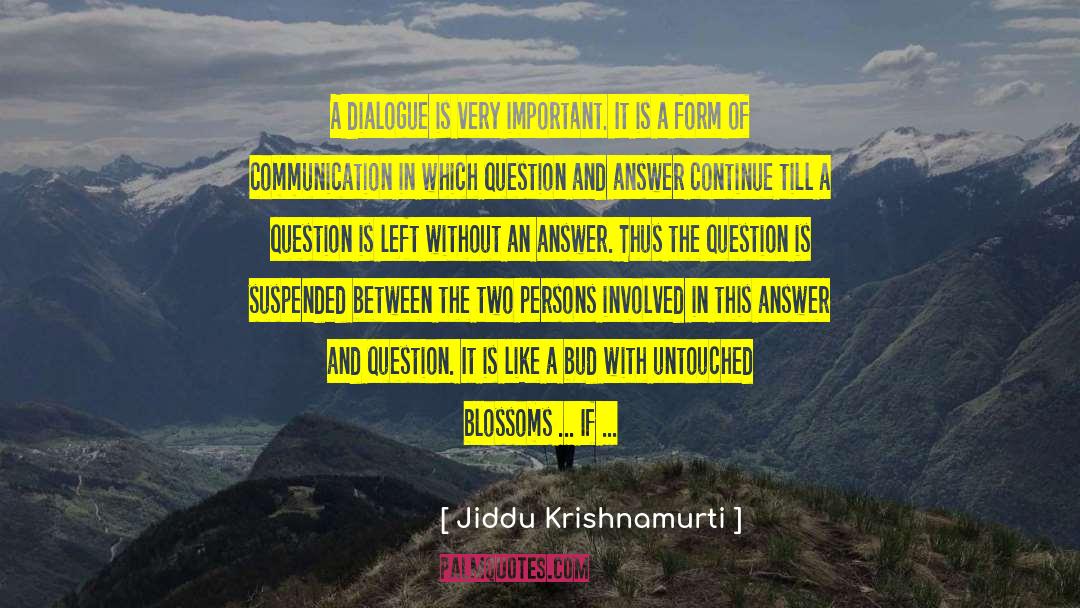 Blossoms quotes by Jiddu Krishnamurti