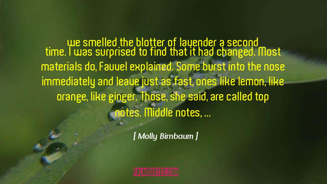 Blotter quotes by Molly Birnbaum