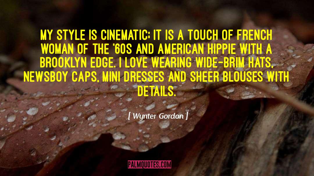 Blouses quotes by Wynter Gordon