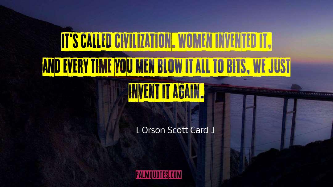 Blow It quotes by Orson Scott Card