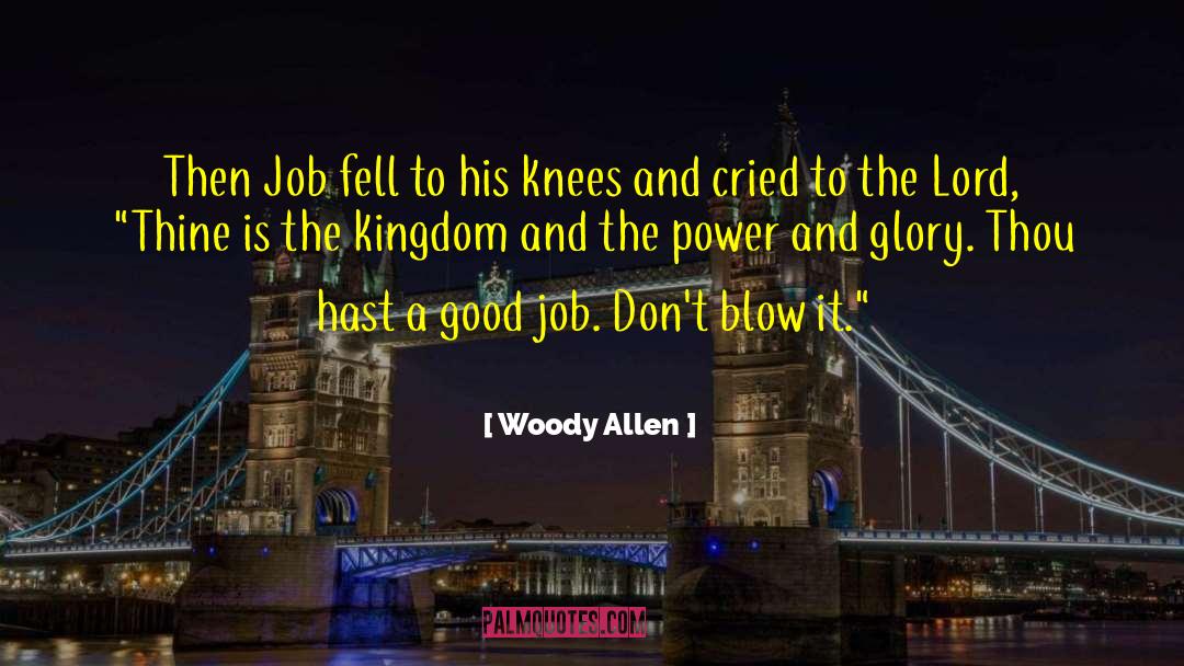 Blow It quotes by Woody Allen