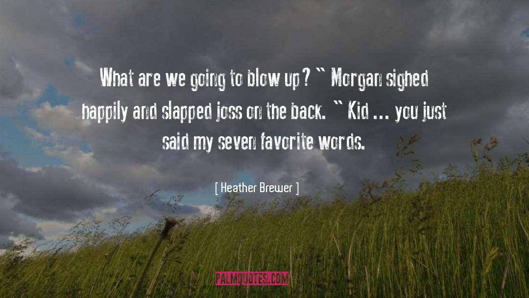 Blow Up quotes by Heather Brewer