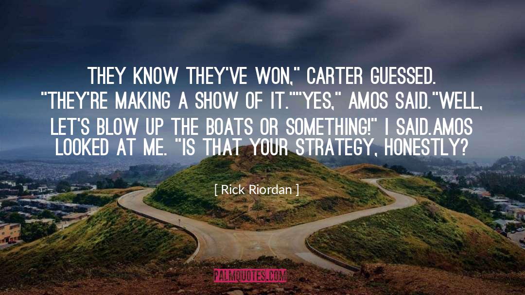 Blow Up quotes by Rick Riordan