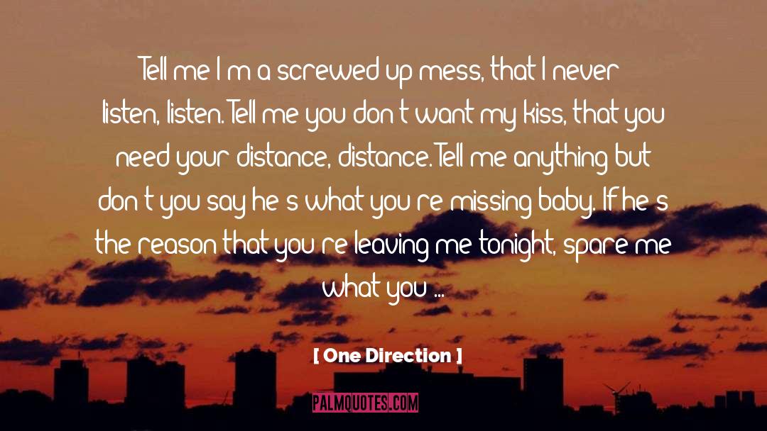 Blow Your Kiss Hello quotes by One Direction