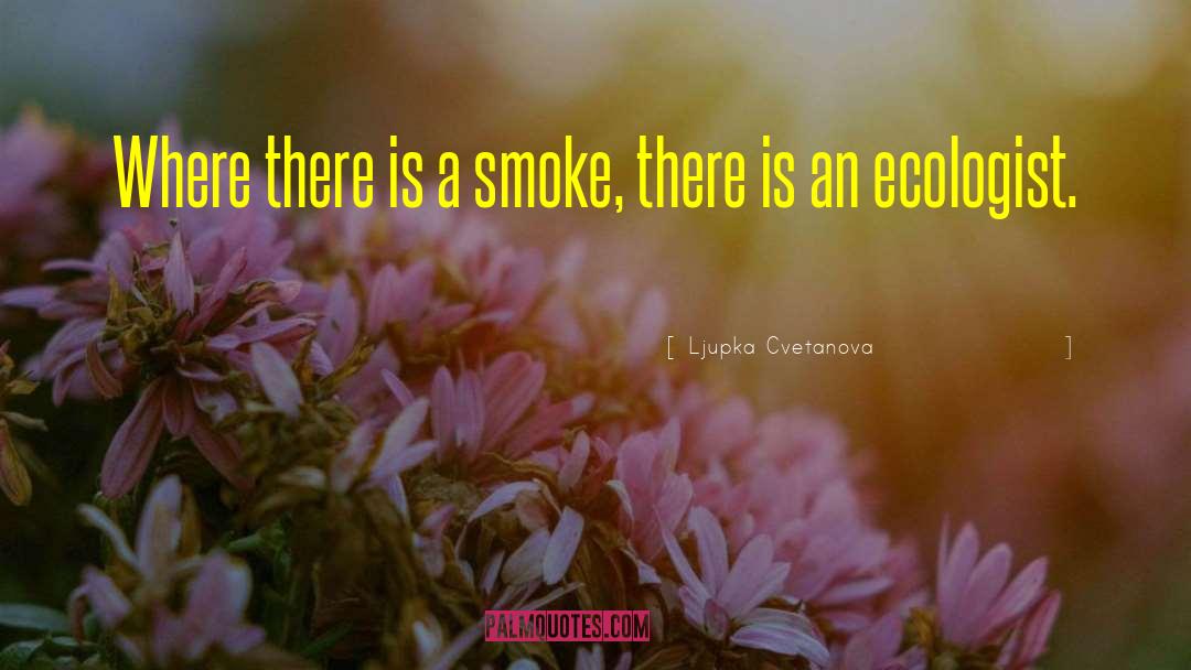Blowing Smoke quotes by Ljupka Cvetanova