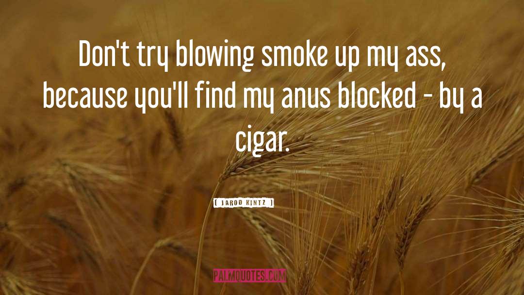 Blowing Smoke quotes by Jarod Kintz