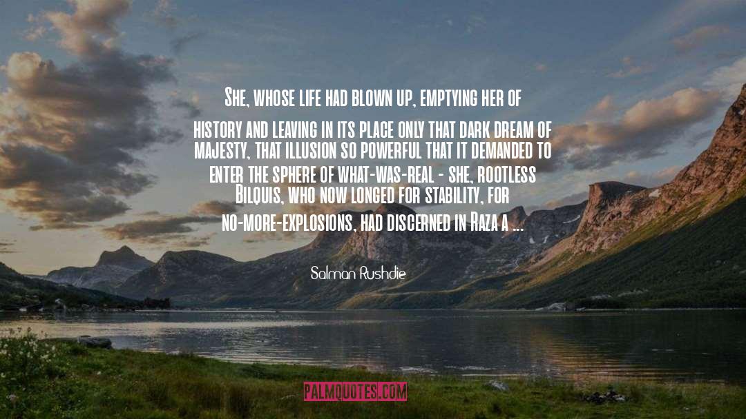 Blown quotes by Salman Rushdie