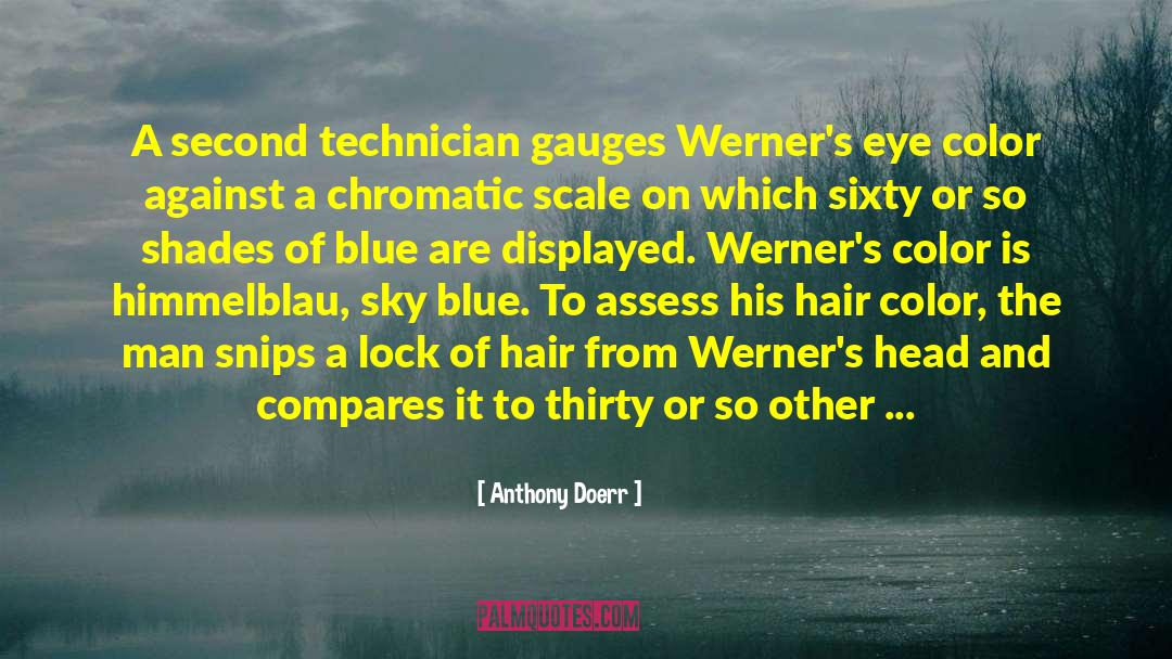 Blue And Gold quotes by Anthony Doerr