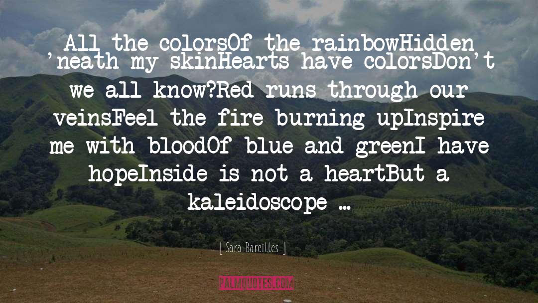 Blue And Green quotes by Sara Bareilles