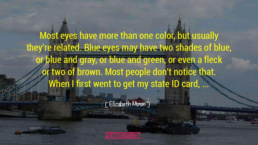 Blue And Green quotes by Elizabeth Moon