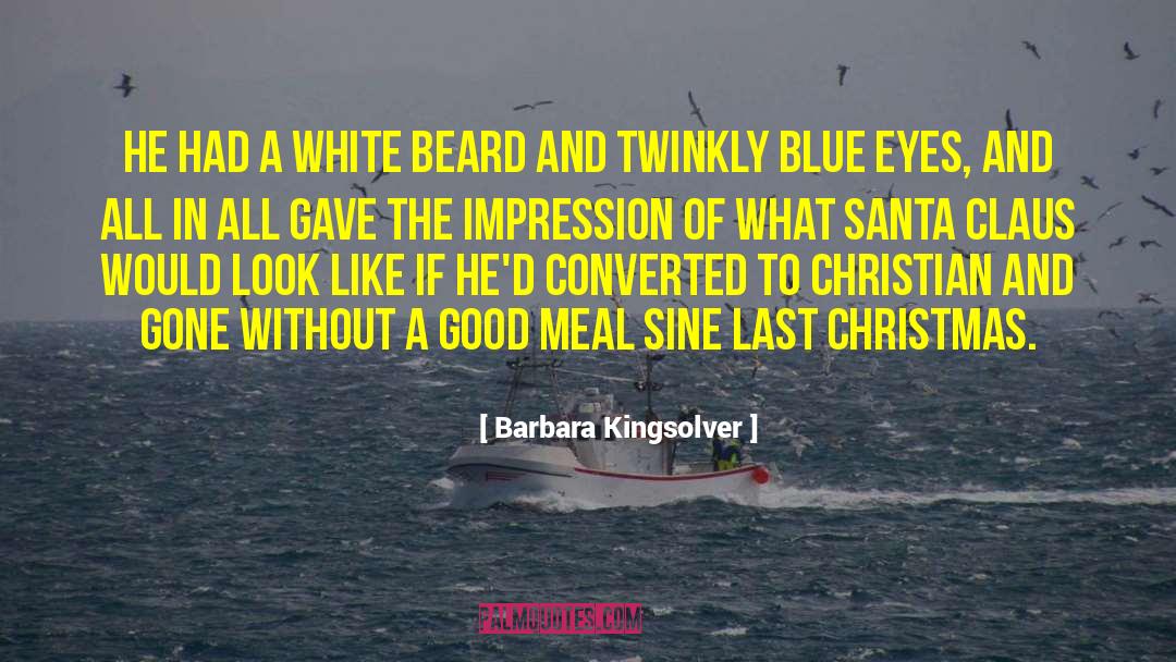 Blue Christmas quotes by Barbara Kingsolver