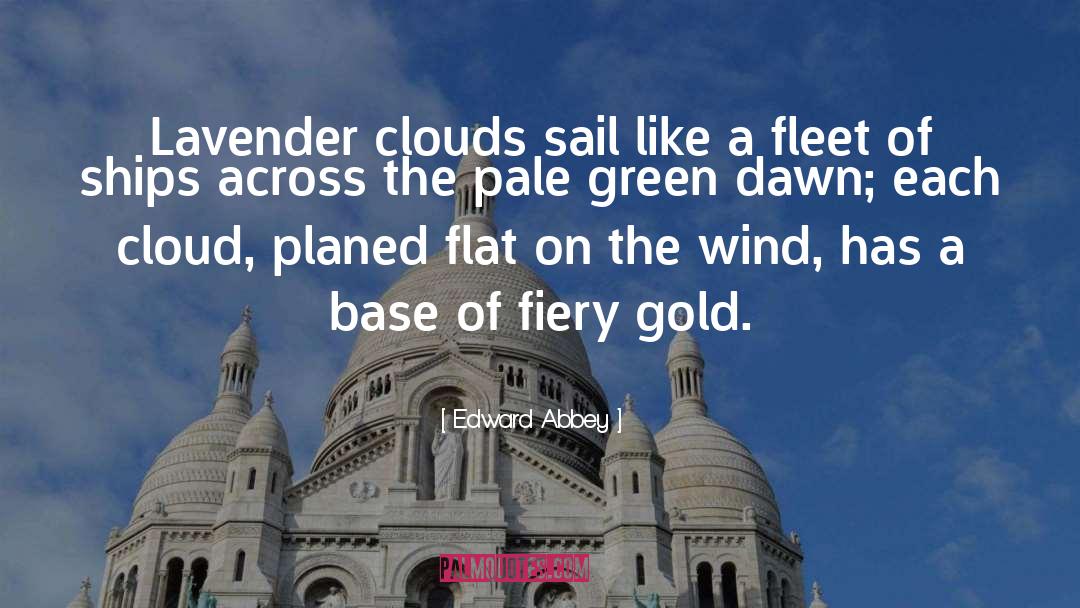 Blue Clouds quotes by Edward Abbey