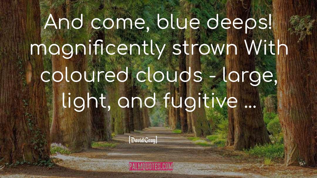 Blue Clouds quotes by David Gray