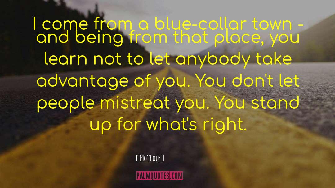 Blue Collar quotes by Mo'Nique