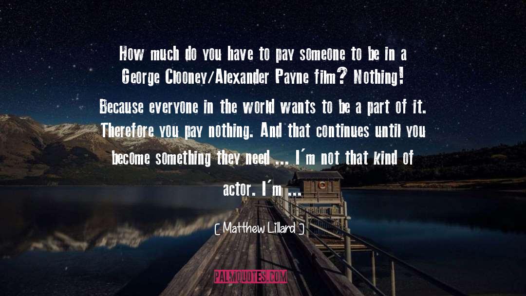 Blue Collar quotes by Matthew Lillard