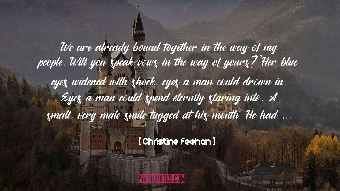 Blue Eyes quotes by Christine Feehan