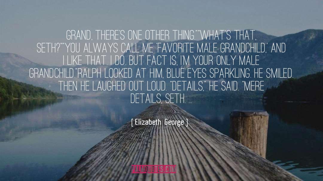 Blue Eyes quotes by Elizabeth  George