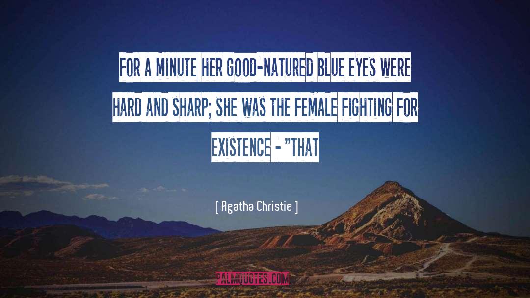 Blue Eyes quotes by Agatha Christie