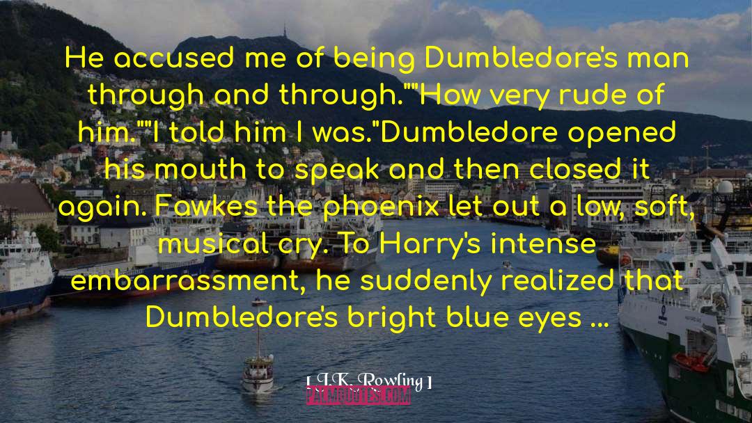 Blue Eyes quotes by J.K. Rowling