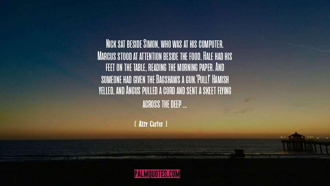 Blue Food Revolution quotes by Ally Carter