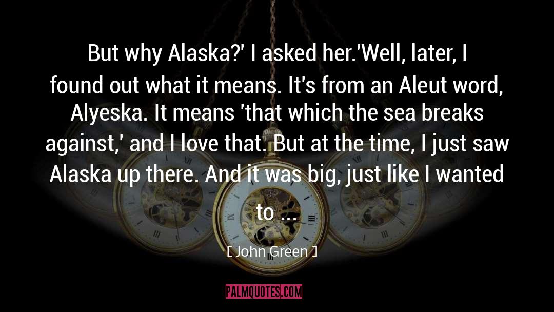 Blue Green Sea quotes by John Green