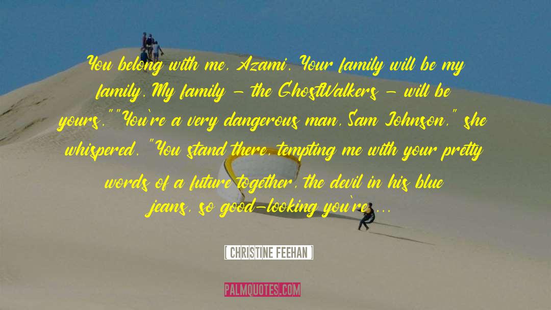 Blue Jeans quotes by Christine Feehan