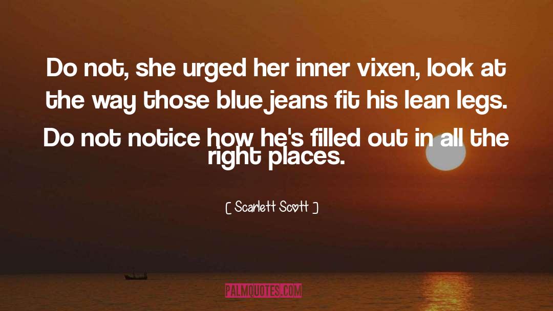 Blue Jeans quotes by Scarlett Scott